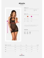 Sexy košieľka Allastia chemise - Obsessive