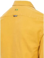 Pánska horčicová košeľa FashionStreet DX2379 Pánska horčicová košeľa FashionStreet DX2379