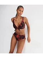 SUMMER PALM - Maxi-bikiny: vysoké krytie a nastaviteľné boky Triumph