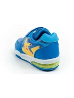 Leomil Detská športová obuv Pokemon Ľahké tenisky na suchý zips LED Blue
