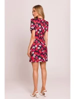 M856 Viacfarebné mini šaty - model 3