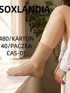 Ponožky WiK Soxlandia 3044, vzor 01 Kašmír, veľkosti 35–42