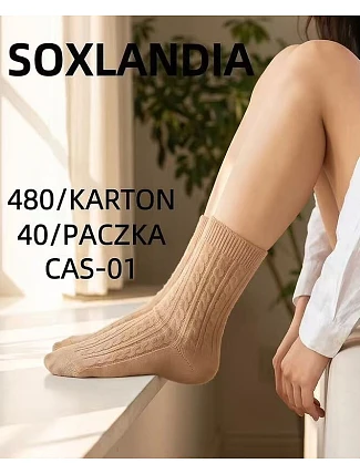 Ponožky WiK Soxlandia 3044, vzor 01 Kašmír, veľkosti 35–42
