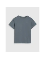 Hladké chlapčenské tričko oversize 4F 4FJWSS25TTSHM2324-46S