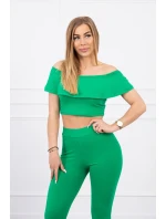 Sada s volánikom zelená