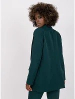 Dámska bunda DHJ MA 15556 tmavo zelená