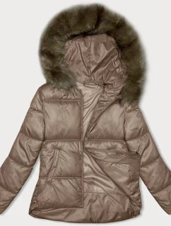 Dámska bomber bunda karamelová S'west (B8190-101)