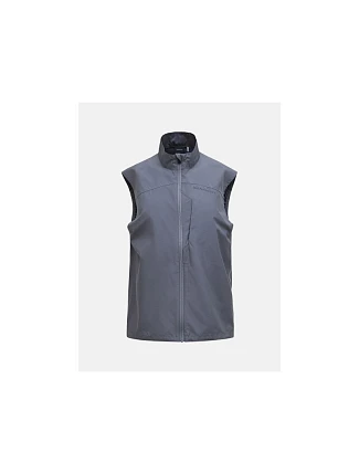 Pánska vesta PEAK PERFORMANCE M Glider Wind Vest, sivá Pánska vesta PEAK PERFORMANCE M Glider Wind Vest, sivá
