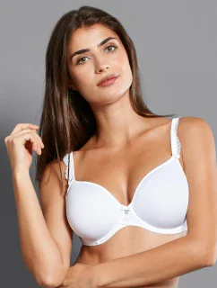 Podprsenka s kosticami Selma s dištančnými košíčkami 5637 biela - RosaFaia