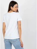 Dámske tričko RV TS 8626.00 biela zelená - FPrice Dámske tričko RV TS 8626.00 biela zelená - FPrice