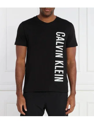 Pánske plážové tričko KM0KM00998 BEH black - Calvin Klein Pánske plážové tričko KM0KM00998 BEH black - Calvin Klein