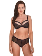 Dámska podprsenka Clara BS0 1212 Čierna s béžovou - Gaia Dámska podprsenka Clara BS0 1212 Čierna s béžovou - Gaia