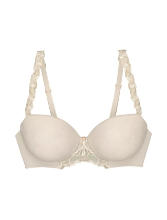 Dámska podprsenka Wild Azalea Florale WHP - BROWN - light beige 00RB - TRIUMPH