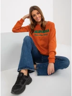 Dámska mikina MA BL 2205020 mikina.28P tmavo oranžová - FPrice