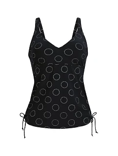 Horní díl tankin Malaika Top tankini 8889-1 black - RosaFaia