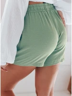 Dámske šortky HOT VIBE green FashionStreet SY0442 Dámske šortky HOT VIBE green FashionStreet SY0442