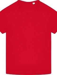 B&C Active T /kids Detské športové tričko „Active“ 01.ATK4 červené