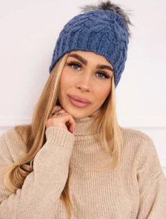 Daria K217 džínsová fleecová čiapka