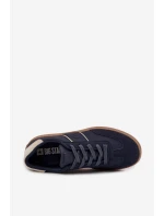 Pánske nízke tenisky Big Star - tmavomodré