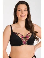 Dámska podprsenka K101/1 Gaby Black raft - Gorsenia
