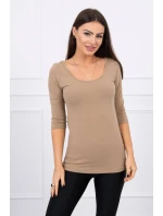 Ťavia blúzka s okrúhlym výstrihom Ťavia blúzka s okrúhlym výstrihom
