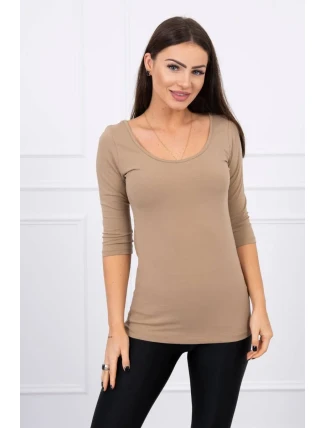 Ťavia blúzka s okrúhlym výstrihom Ťavia blúzka s okrúhlym výstrihom