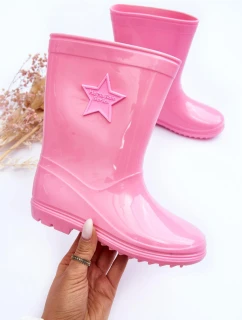 Dziecięce Gumowe Kalosze Różowe Malvi