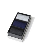 Krabice 3 páry - pánske vlnené ponožky 175