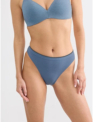 Nohavičky sloggi GO Sense High Leg C2P modré Blue – SLOGGI Nohavičky sloggi GO Sense High Leg C2P modré Blue – SLOGGI