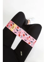 Posilňovacia guma BeBooty Ladies ružová-vzor - GoldBee