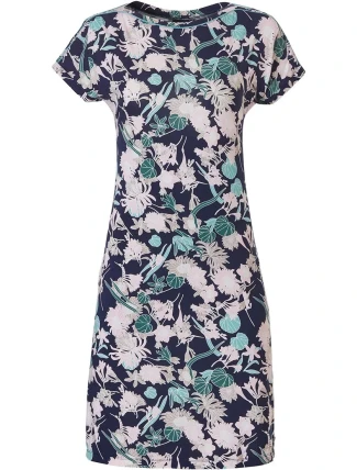 Dámska nočná košeľa 15231-316-2 tm.modrá-potlač - Pastunette