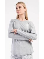 Dámske dlhé pyžamo s perím