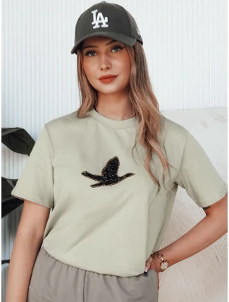 Dámske tričko BRILD pistáciová FashionStreet RY2528