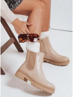 Dámske krémové čižmy MONDERICO FashionStreet ZY0540 Dámske krémové čižmy MONDERICO FashionStreet ZY0540