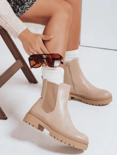 Dámske krémové čižmy MONDERICO FashionStreet ZY0540