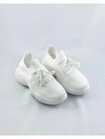 Biele dámske športové topánky (JY21-3)