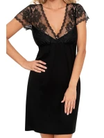 Nočná košeľa Roxana čierna - Donna