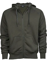 Tee Jays TJ 5435 Pánska mikina s kapucňou 18.5435 tmavozelená