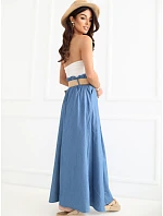 Sukňa MI SD A308911.05 modrá