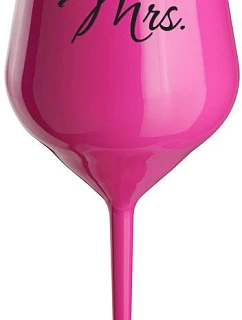 MRS. - ružový nerozbitný pohár na víno 470 ml