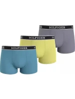 Pánske boxerky 3Pack UM0UM03185 0UM Blue/Yellow/Grey - Tommy Hilfiger Pánske boxerky 3Pack UM0UM03185 0UM Blue/Yellow/Grey - Tommy Hilfiger