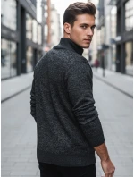 Pánsky sveter bez zipsu tmavosivý FashionStreet WX2252z
