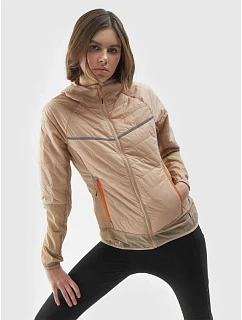 Recyklovaná dámska trekingová bunda Primaloft black insulation eco 4F 4FWSS24TDJAF383-83S