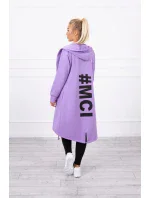 Fialová bunda s potlačou Fialová bunda s potlačou