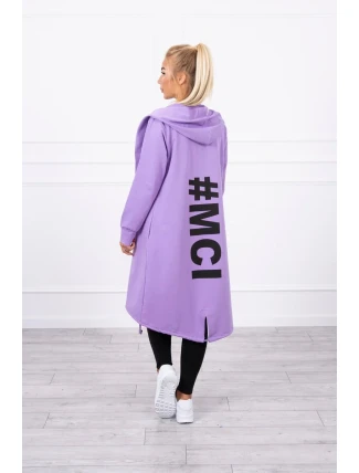 Fialová bunda s potlačou Fialová bunda s potlačou