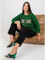 Blúzka VI BZ 2901.49P tmavo zelená