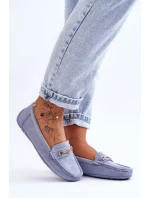 Dámske klasické semišové mokasíny modré Corinell Dámske klasické semišové mokasíny modré Corinell