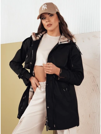 Dámska prechodná bunda MOZA black FashionStreet TY4285