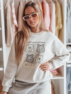 Dámska nadrozmerná mikina s medvedíkmi MISOBEARS sivá FashionStreet BY1436