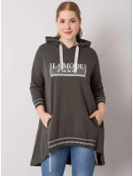 Dámska mikina RV BL 6849.63P tmavá khaki